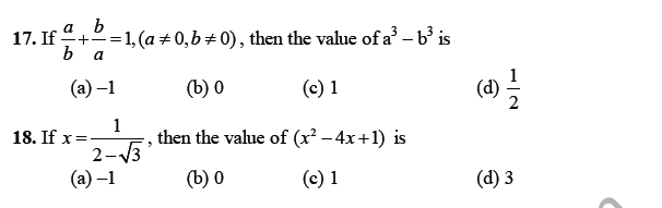 cbse-class-9-maths-polynomials-mcqs-set-d-multiple-choice-questions